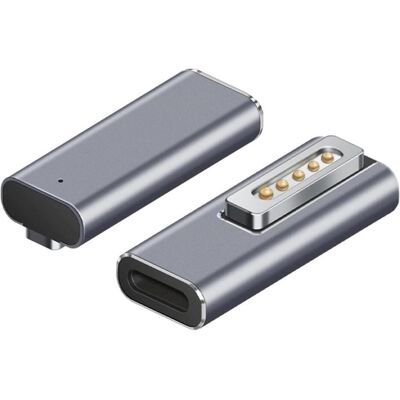 PowerGuard Adaptateur USB-C vers MagSafe 2 90 degrés pour MacBook Pro, Air, Adaptateur d’interface, Gris - Publicité PowerGuard Adaptateur USB-C vers MagSafe 2 90 degrés pour MacBook Pro, Air, Adaptateur d’interface, Gris - Publicité