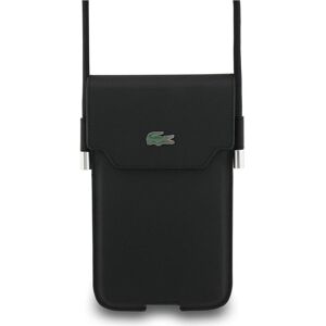 Lacoste, Femmes, Sac à main, PVC Iconic Petit Pique Metal Logo Phone Pouch XL Black, Noir - Publicité Lacoste, Femmes, Sac à main, PVC Iconic Petit Pique Metal Logo Phone Pouch XL Black, Noir - Publicité