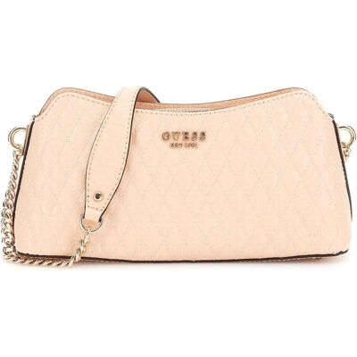 Guess, Femmes, Sac à main, Betula Top Zip Shoulder Bag, Beige - Publicité Guess, Femmes, Sac à main, Betula Top Zip Shoulder Bag, Beige - Publicité
