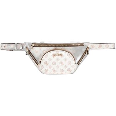 Guess, Femmes, Sac banane, Utility Vibe, Textile Fanny Pack, White, For Women, Blanc - Publicité Guess, Femmes, Sac banane, Utility Vibe, Textile Fanny Pack, White, For Women, Blanc - Publicité