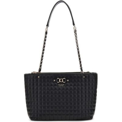 Guess, Femmes, Sac à main, Nadira Status Tote, Noir - Publicité Guess, Femmes, Sac à main, Nadira Status Tote, Noir - Publicité