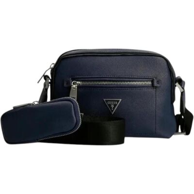 Guess, Femmes, Sac à main, Certosa, Synthetic Leather, Textile Crossbody Bag, Blue, HMCERTP2228, Bleu - Publicité Guess, Femmes, Sac à main, Certosa, Synthetic Leather, Textile Crossbody Bag, Blue, HMCERTP2228, Bleu - Publicité