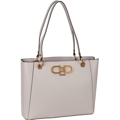 Guess, Sac, Fourre-tout Shopper Fleet Noel, Beige - Publicité Guess, Sac, Fourre-tout Shopper Fleet Noel, Beige - Publicité