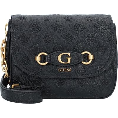 Guess, Sac à main, Sac à bandoulière Izzy Peony Trible Compart Flap, Noir - Publicité Guess, Sac à main, Sac à bandoulière Izzy Peony Trible Compart Flap, Noir - Publicité