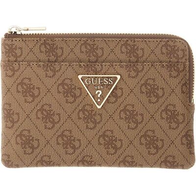 Guess, Femmes, Portefeuille, Laurel II SLG Key Ring Pouch, Marron - Publicité Guess, Femmes, Portefeuille, Laurel II SLG Key Ring Pouch, Marron - Publicité