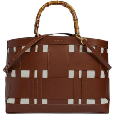 Guess, Femmes, Sac, Aida, Textile Bag, Dark Brown, HWAIDWL2301, For Women, 28 x 33 x 22, Marron - Publicité Guess, Femmes, Sac, Aida, Textile Bag, Dark Brown, HWAIDWL2301, For Women, 28 x 33 x 22, Marron - Publicité