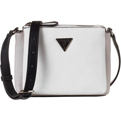Guess, Femmes, Sac à main, Becca, Textile Crossbody Bag, White Pink, For Women, Blanc, Multicolore, Rose - Publicité Guess, Femmes, Sac à main, Becca, Textile Crossbody Bag, White Pink, For Women, Blanc, Multicolore, Rose - Publicité