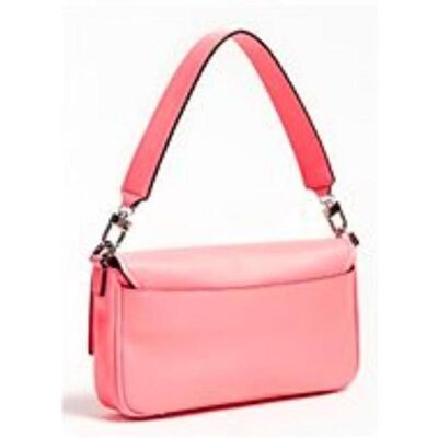 Guess, Femmes, Sac à main, Brightside, Polyurethane, Textile Bag, 4G Logo, Neon Pink, For Women, Pink - Publicité Guess, Femmes, Sac à main, Brightside, Polyurethane, Textile Bag, 4G Logo, Neon Pink, For Women, Pink - Publicité