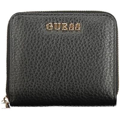 Guess, Femmes, Sac, Jeans Black Polyurethane Women Wallet, Noir - Publicité Guess, Femmes, Sac, Jeans Black Polyurethane Women Wallet, Noir - Publicité