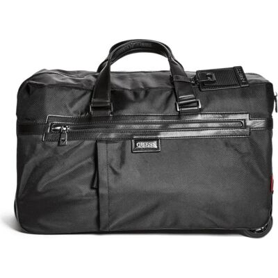 Guess, Hommes, Sac, Dan Weekender, Textile Bag, Travel, Black, For Men, Noir, (25 l) - Publicité Guess, Hommes, Sac, Dan Weekender, Textile Bag, Travel, Black, For Men, Noir, (25 l) - Publicité