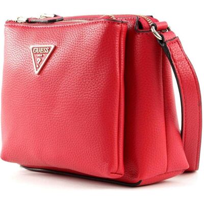Guess, Femmes, Sac à main, Becca, Textile Crossbody Bag, Red, For Women, Rouge - Publicité Guess, Femmes, Sac à main, Becca, Textile Crossbody Bag, Red, For Women, Rouge - Publicité