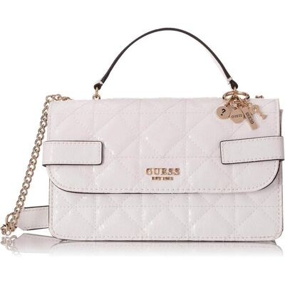 Guess, Femmes, Sac à main, Malia, Synthetic Leather, Textile Bag, White, GG848821, For Women, 2, Blanc - Publicité Guess, Femmes, Sac à main, Malia, Synthetic Leather, Textile Bag, White, GG848821, For Women, 2, Blanc - Publicité