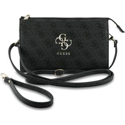 Guess, Femmes, Sac à main, Torebka 4G Big Logo kopertówka na telefon czarny, Noir - Publicité Guess, Femmes, Sac à main, Torebka 4G Big Logo kopertówka na telefon czarny, Noir - Publicité