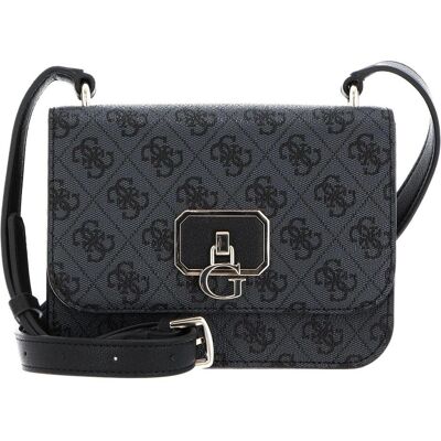 Guess, Femmes, Sac à main, Noelle, Belt, Magnetic Clip, Textile Crossbody Bag, Black, 14 x18.5, Noir - Publicité Guess, Femmes, Sac à main, Noelle, Belt, Magnetic Clip, Textile Crossbody Bag, Black, 14 x18.5, Noir - Publicité
