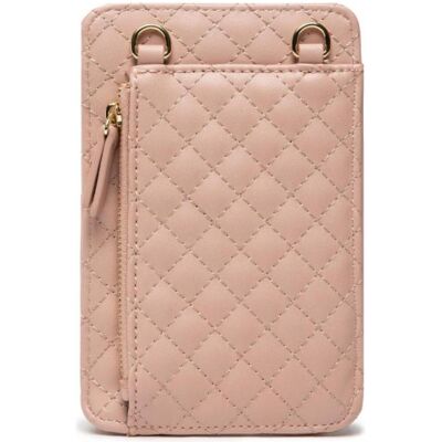 Guess, Femmes, Sac à main, Synthetic Leather, Textile Bag, Pouch Phone, Pink, PW1510P230, Pink, Rose - Publicité Guess, Femmes, Sac à main, Synthetic Leather, Textile Bag, Pouch Phone, Pink, PW1510P230, Pink, Rose - Publicité