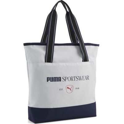 Puma, Femmes, Sac, PHASE CLASS Tote, Gris, Bleu - Publicité Puma, Femmes, Sac, PHASE CLASS Tote, Gris, Bleu - Publicité