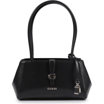 Guess, Femmes, Sac à main, Carrie Girlfriend Shoulder Bag, Noir - Publicité Guess, Femmes, Sac à main, Carrie Girlfriend Shoulder Bag, Noir - Publicité