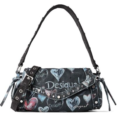 Desigual, Femmes, Sac à main, Stacatto Fabric Across Body Bag, Multicolore - Publicité Desigual, Femmes, Sac à main, Stacatto Fabric Across Body Bag, Multicolore - Publicité