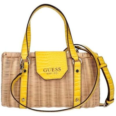 Guess, Femmes, Sac à main, Paloma, Textile Bag, Yellow, For Women, Jaune - Publicité Guess, Femmes, Sac à main, Paloma, Textile Bag, Yellow, For Women, Jaune - Publicité
