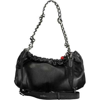 Desigual, Femmes, Sac à main, Half Logo Waverly Shoulder Bag, Noir - Publicité Desigual, Femmes, Sac à main, Half Logo Waverly Shoulder Bag, Noir - Publicité