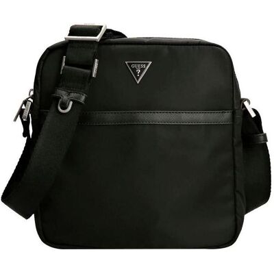 Guess, Hommes, Sac à main, Certosa, Polyurethane, Textile Bag, Black, HMECRNP2258BLA, For Men, Noir - Publicité Guess, Hommes, Sac à main, Certosa, Polyurethane, Textile Bag, Black, HMECRNP2258BLA, For Men, Noir - Publicité