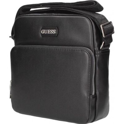 Guess, Hommes, Sac, Smart Crossbody Flat Scale, Noir - Publicité Guess, Hommes, Sac, Smart Crossbody Flat Scale, Noir - Publicité