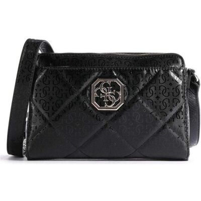 Guess, Femmes, Sac à main, Dilla, Textile Crossbody Bag, Black, Mini, For Women, Noir - Publicité Guess, Femmes, Sac à main, Dilla, Textile Crossbody Bag, Black, Mini, For Women, Noir - Publicité