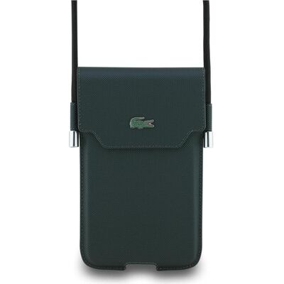 Lacoste, Femmes, Sac à main, Torebka Universal Sleeve Crossbody Petit Pique Metal Logo XL sinople, Vert - Publicité Lacoste, Femmes, Sac à main, Torebka Universal Sleeve Crossbody Petit Pique Metal Logo XL sinople, Vert - Publicité