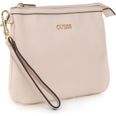 Guess Vanille, Synthetic Leather, Textile Bag, Toiletry, Ivory, PWVANIP210, Trousse de toilette, Blanc - Publicité Guess Vanille, Synthetic Leather, Textile Bag, Toiletry, Ivory, PWVANIP210, Trousse de toilette, Blanc - Publicité