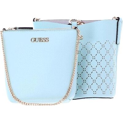 Guess, Femmes, Sac à main, Amara, Synthetic Leather, Textile Bag, Surf, XG849301, For Women, 18 - Publicité Guess, Femmes, Sac à main, Amara, Synthetic Leather, Textile Bag, Surf, XG849301, For Women, 18 - Publicité