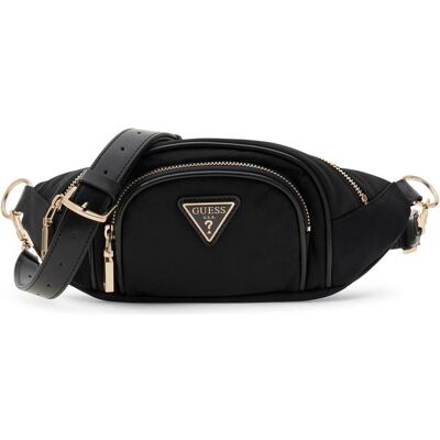 Guess, Femmes, Sac banane, Follie Belt Bag, Noir - Publicité Guess, Femmes, Sac banane, Follie Belt Bag, Noir - Publicité