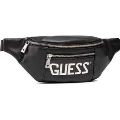 Guess, Hommes, Sac banane, Ledvinka, Noir - Publicité Guess, Hommes, Sac banane, Ledvinka, Noir - Publicité
