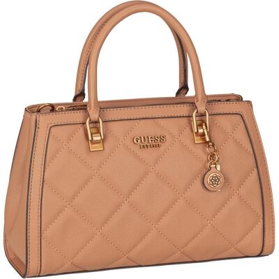 Guess, Femmes, Sac à main, Sac à main Abey Girlfriend Satchel QB, Beige - Publicité Guess, Femmes, Sac à main, Sac à main Abey Girlfriend Satchel QB, Beige - Publicité