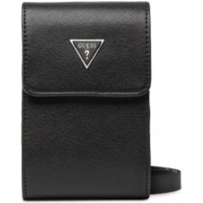 Guess, Femmes, Sac à main, Synthetic Leather, Badge Holder, Textile Crossbody Bag, Black, Noir - Publicité Guess, Femmes, Sac à main, Synthetic Leather, Badge Holder, Textile Crossbody Bag, Black, Noir - Publicité