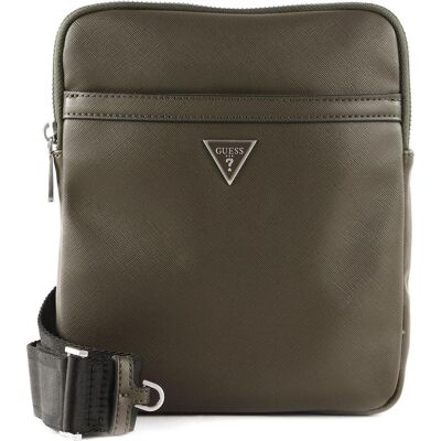 Guess, Hommes, Sac à main, Certosa Xbody Flat, Vert - Publicité Guess, Hommes, Sac à main, Certosa Xbody Flat, Vert - Publicité