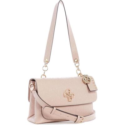 Guess, Femmes, Sac à main, Cathleen, Textile Bag, Shoulder Bag, Blush, For Women, Pink - Publicité Guess, Femmes, Sac à main, Cathleen, Textile Bag, Shoulder Bag, Blush, For Women, Pink - Publicité