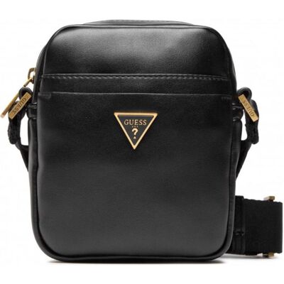 Guess, Hommes, Sac à main, Tracolla, Textile Bag, Black, HMESCAP2215BLA, For Men, 18 x 14 x 5 c, Noir - Publicité Guess, Hommes, Sac à main, Tracolla, Textile Bag, Black, HMESCAP2215BLA, For Men, 18 x 14 x 5 c, Noir - Publicité