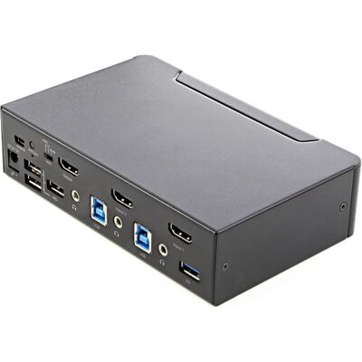 StarTech com 2 Port HDMI KVM-Switch - Einzelmonitor 4K 60Hz Ultra HD HDR - HDMI 2.0 KVM Umschalter m, Commutateur KVM, Noir - Publicité StarTech com 2 Port HDMI KVM-Switch - Einzelmonitor 4K 60Hz Ultra HD HDR - HDMI 2.0 KVM Umschalter m, Commutateur KVM, Noir - Publicité