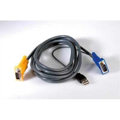 Value Câble KVM (USB) pour 14.99.3222/.3223 3,0m, Câble pour commutateur KVM - Publicité Value Câble KVM (USB) pour 14.99.3222/.3223 3,0m, Câble pour commutateur KVM - Publicité