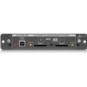 Carte d'extension Behringer X-Live - Interface audio pour X32 - Publicité Carte d'extension Behringer X-Live - Interface audio pour X32 - Publicité