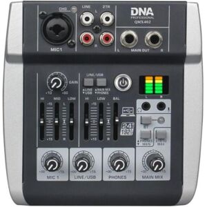 Red Dingo Analoger Tonmischer DNA QMX402 mit 3 Kanälen, Table de mixage, Argent, Noir - Publicité Red Dingo Analoger Tonmischer DNA QMX402 mit 3 Kanälen, Table de mixage, Argent, Noir - Publicité