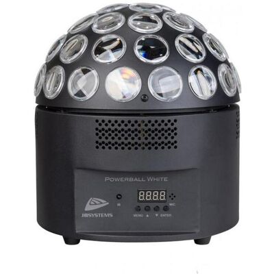 JB Systems JB-Systems Powerball blanc (200 W, LED), Éclairage de scène, Blanc - Publicité JB Systems JB-Systems Powerball blanc (200 W, LED), Éclairage de scène, Blanc - Publicité