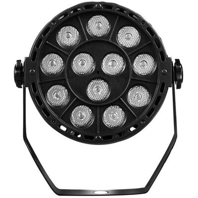 No Name LIGHT4ME PAR 12x1W UV LED V2 Projecteur ultraviolet (1 W, LED), Éclairage de scène, Violet - Publicité No Name LIGHT4ME PAR 12x1W UV LED V2 Projecteur ultraviolet (1 W, LED), Éclairage de scène, Violet - Publicité