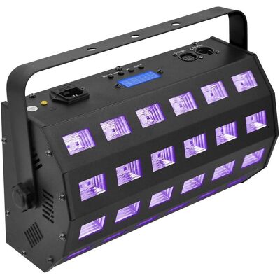 No Name LIGHT4ME UV 24 + STROBE Projecteur UV DMX (LED), Éclairage de scène, Multicolore - Publicité No Name LIGHT4ME UV 24 + STROBE Projecteur UV DMX (LED), Éclairage de scène, Multicolore - Publicité
