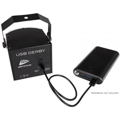 JB Systems JB-Systems USB Derby (2 W, LED), Éclairage de scène, Multicolore - Publicité JB Systems JB-Systems USB Derby (2 W, LED), Éclairage de scène, Multicolore - Publicité