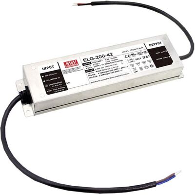 MeanWell, Éclairage : accessoires, MEAN WELL ELG-200-54AB-3Y, 200 W, IP65, 110 - 230 V, 3,72 A, 54 V, 71 mm - Publicité MeanWell, Éclairage : accessoires, MEAN WELL ELG-200-54AB-3Y, 200 W, IP65, 110 - 230 V, 3,72 A, 54 V, 71 mm - Publicité