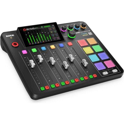 RØDE RODECaster Pro II (Studio et mixeur live), Table de mixage, Noir - Publicité RØDE RODECaster Pro II (Studio et mixeur live), Table de mixage, Noir - Publicité