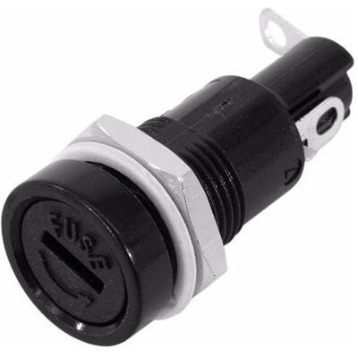 EuroLite Support de Fusible avec Écrou - 5x20mm, 250V/10A - Publicité EuroLite Support de Fusible avec Écrou - 5x20mm, 250V/10A - Publicité
