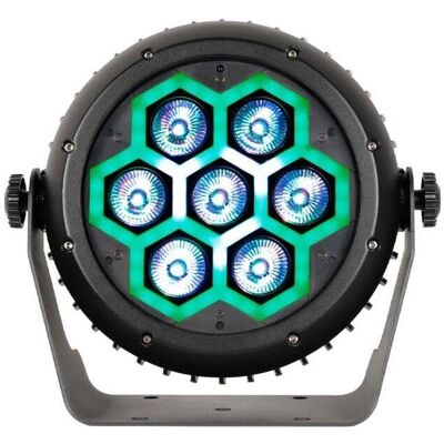 No Name LIGHT4ME CADRE PAR IP65 7x10W LED RGBW (10 W, LED), Éclairage de scène - Publicité No Name LIGHT4ME CADRE PAR IP65 7x10W LED RGBW (10 W, LED), Éclairage de scène - Publicité
