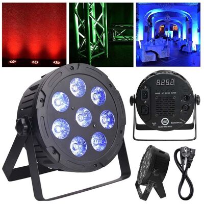 No Name LIGHT4ME QUAD PAR 8x10W MKII RGBW LED mince et plat (10 W, LED), Éclairage de scène, Multicolore - Publicité No Name LIGHT4ME QUAD PAR 8x10W MKII RGBW LED mince et plat (10 W, LED), Éclairage de scène, Multicolore - Publicité